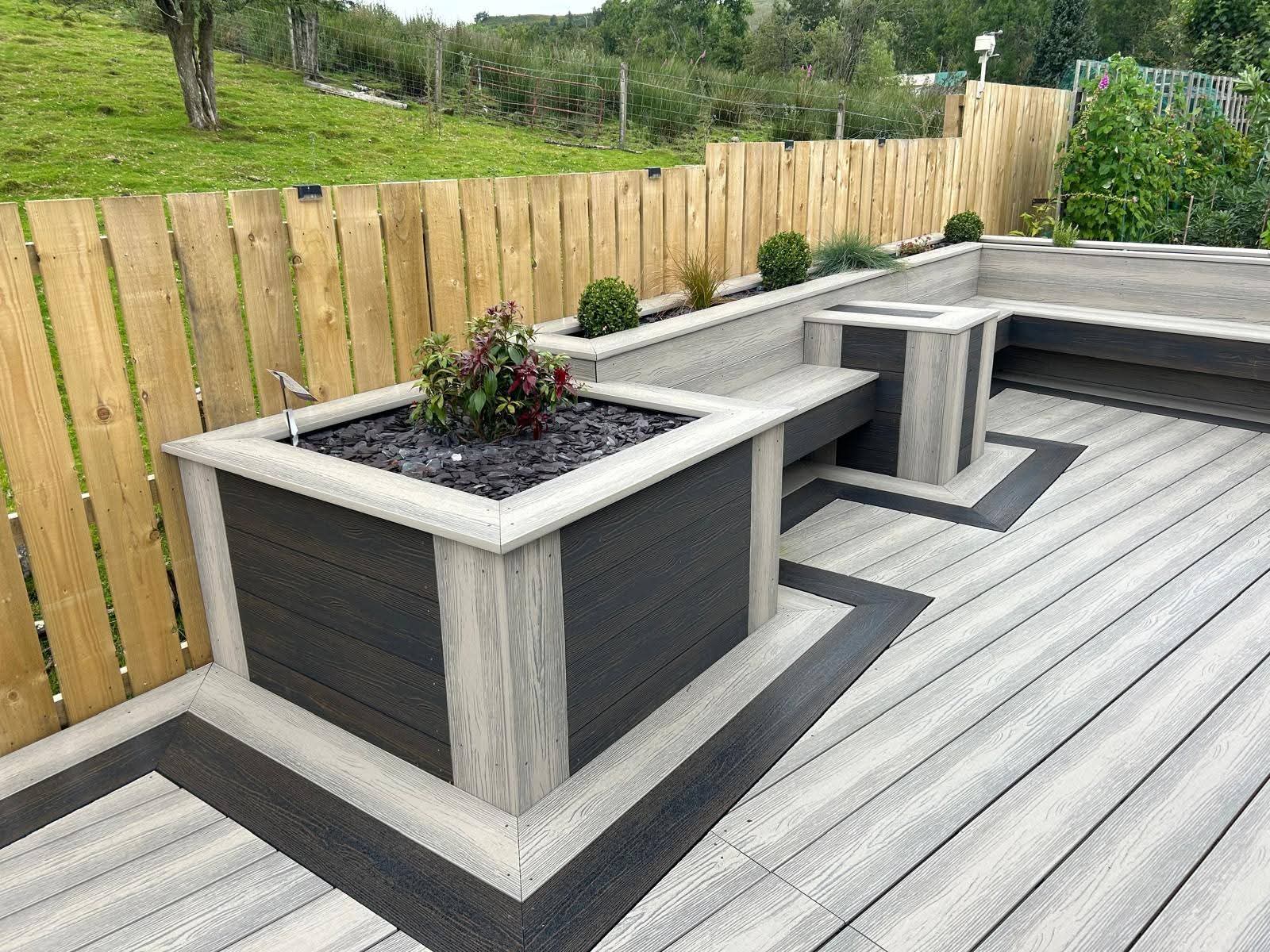 Decking installation project 21 in Scotland - Professional decking by Glenhaus Garden Rooms